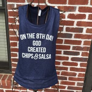 Ruby’s Rubbish Muscle Tank- Chips & Salsa